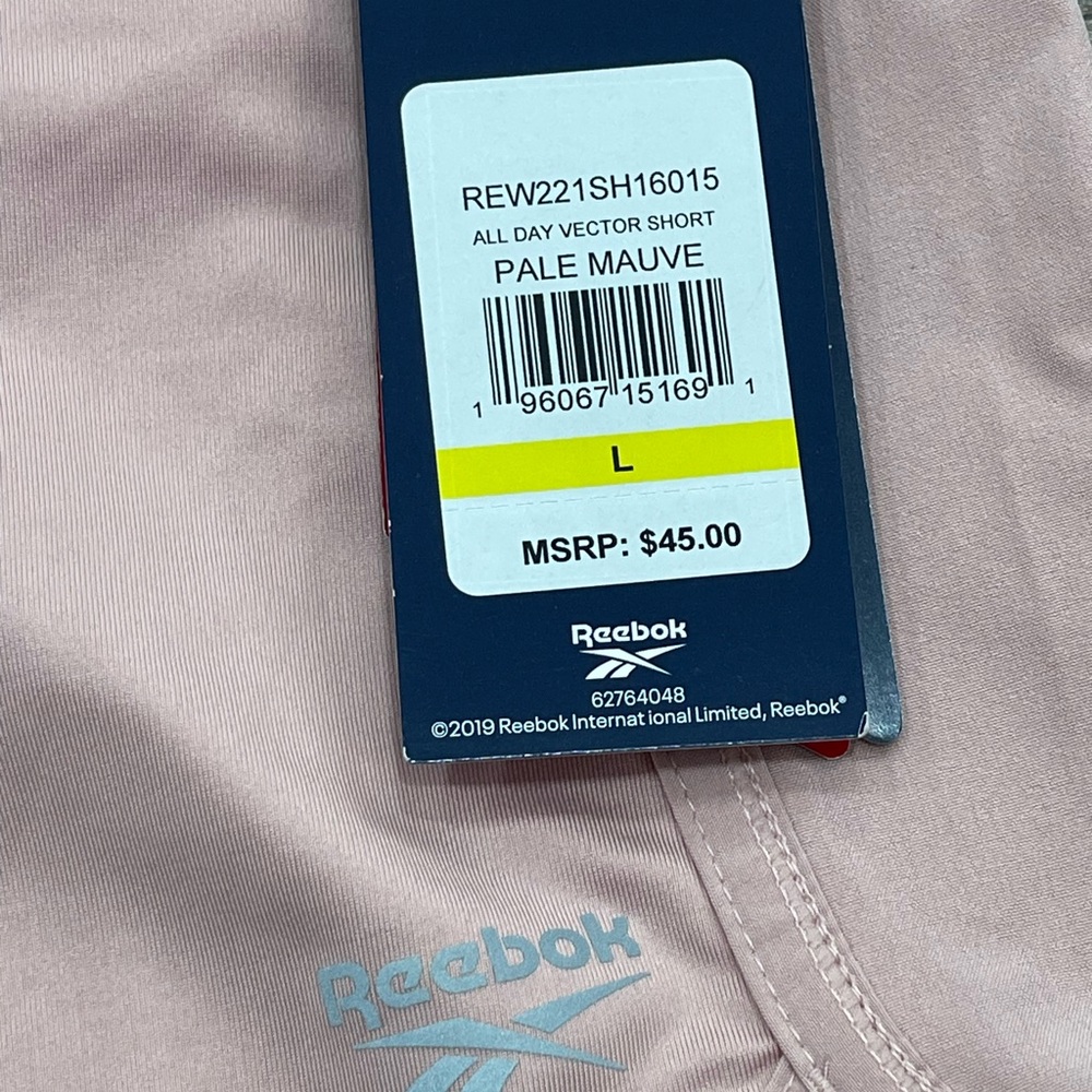 Reebok mauve all day vector shorts - Picture 2 of 4